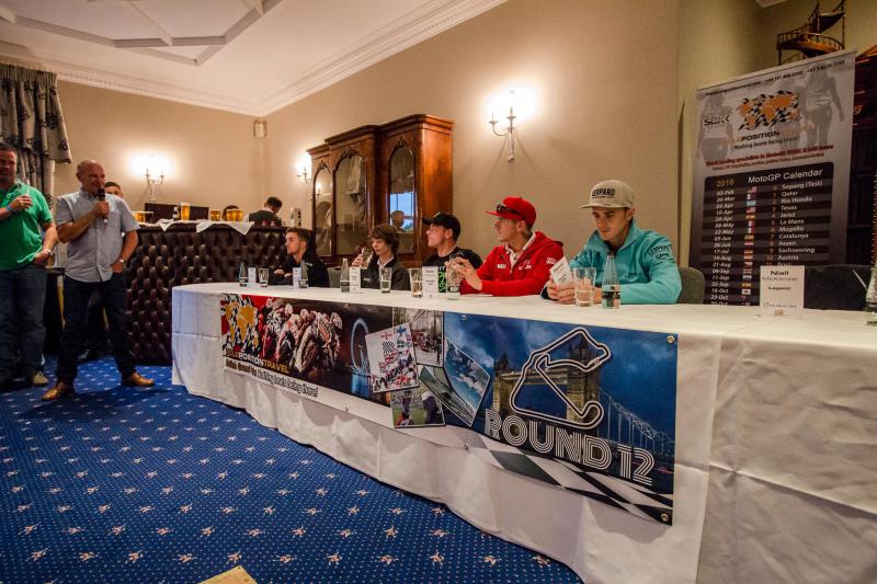 Niall MacKenzie grills some of the riders present at the 2016 panel: John, Rory, Sam, Scott & Danny